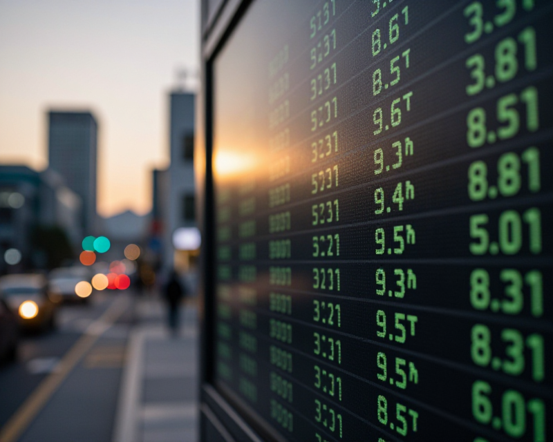 Korean stock market atmosphere