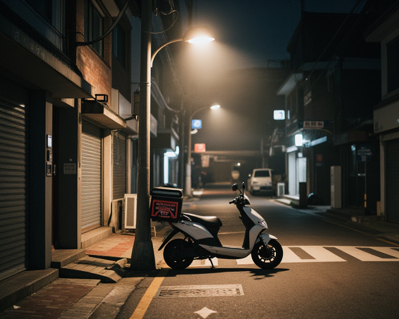 Night stillness in Seoul