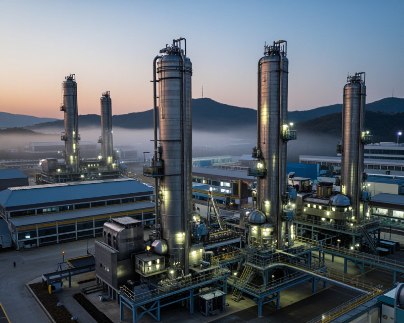 Industrial Dawn Reflection
