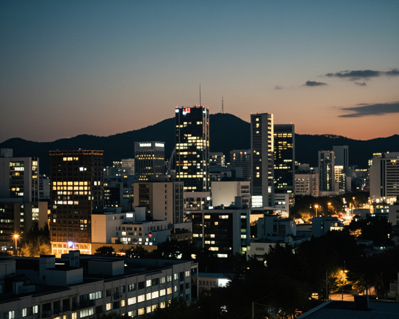 Cinematic Seoul Twilight