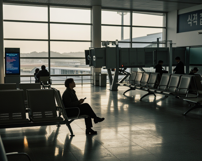 Atmospheric Airport Scene