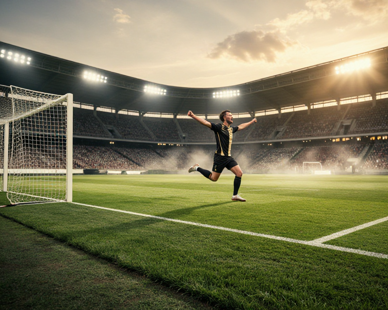 Cinematic Soccer Moment