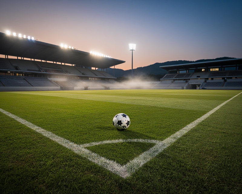 Football Stadium at Twilight