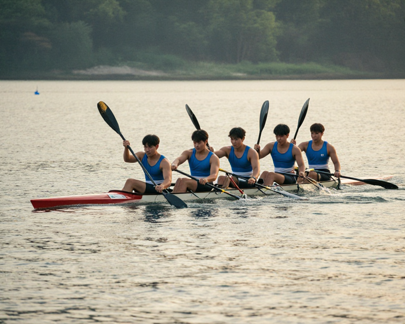 Golden Victory on the Water
