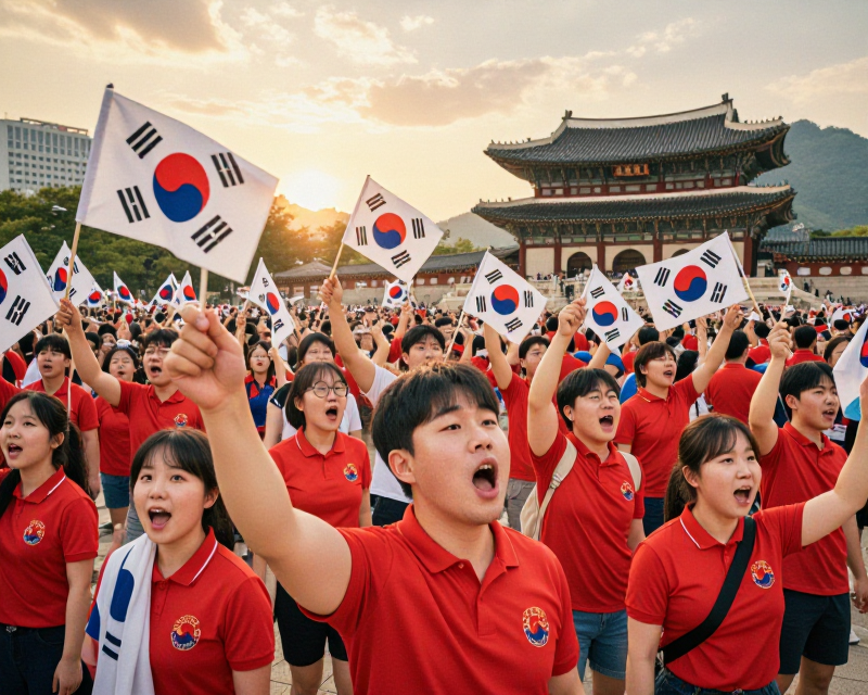 Victory Celebration in Gwanghwamun