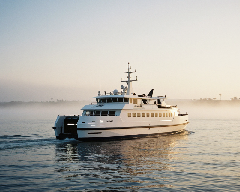 Autonomous Vessel at Sea